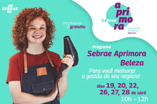 Sebrae Aprimora Beleza está com as inscrições abertas