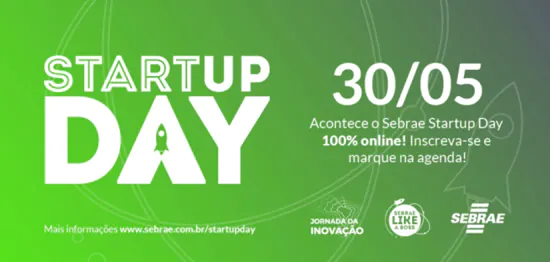 Startup Day vai premiar cases selecionados no desafio Sebrae Like a Boss