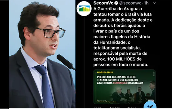 PFDC pede investigação de Wajngarten por post que chama Major Curió de ‘herói’