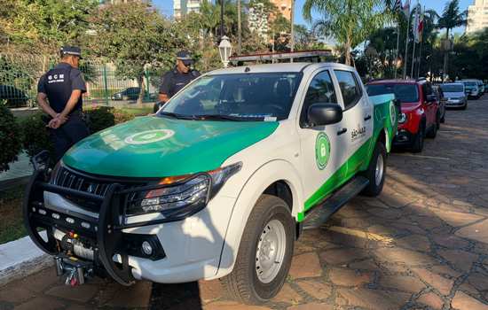 GCM de Santo André recebe viatura para patrulhamento ambiental em Paranapiacaba