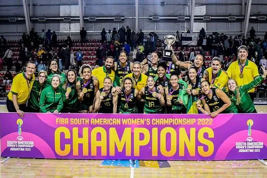 Brasil reafirma hegemonia no Sul-Americano de Basquete Feminino