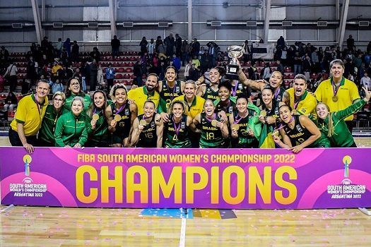 Brasil bate Argentina no segundo final e leva Sul-Americano de basquete feminino