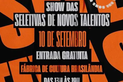 Fábrica de Cultura da Brasilândia recebe o “Show das Seletivas de Novos Talentos”