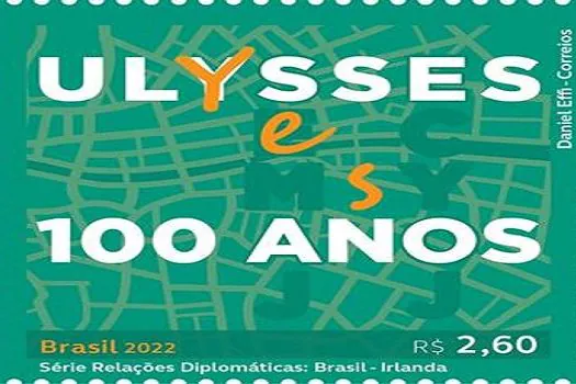 Selo postal marca os 100 anos da obra “Ulysses”