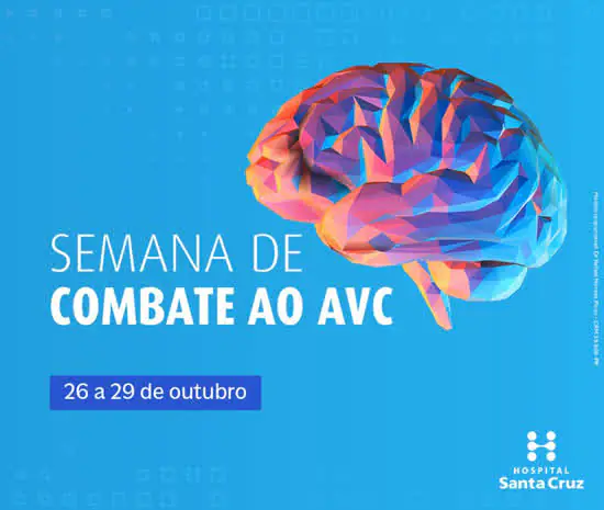 Hospital Santa Cruz promove evento médico online sobre AVC