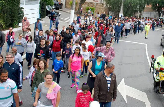 São Bernardo realiza passeata com cerca de 300 pessoas na Semana Move