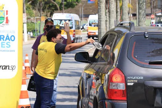 Campanha de conscientização no trânsito: Ribeirão Pires aborda mais de 5 mil condutores