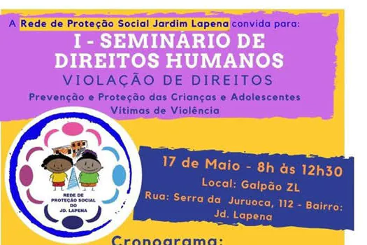 Seminário gratuito discute o combate à exploração sexual infantil em São Paulo