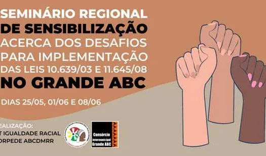 Consórcio ABC promove seminário sobre ensino das culturas afro-brasileira e indígena