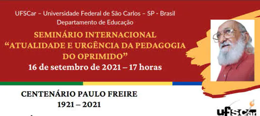 Seminário internacional da UFSCar celebra centenário de Paulo Freire