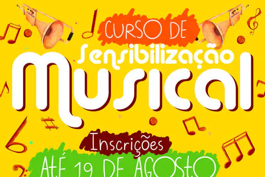 Ribeirão Pires abre inscrições para curso de Sensibilização Musical