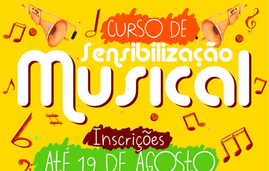 Ribeirão Pires abre inscrições para curso de Sensibilização Musical