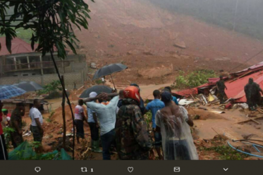 Número de mortos em deslizamento em Serra Leoa já passa de 300