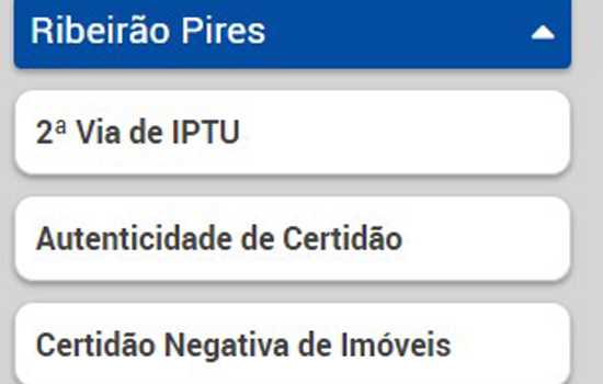 Serviços Municipais de Ribeirão Pires já estão disponíveis no Portal do Poupatempo