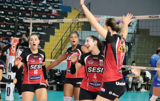 Superliga BB: Sesi Vôlei Bauru vence São Caetano na abertura da 11ª rodada do turno