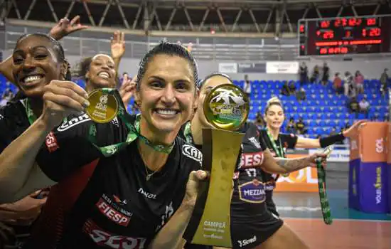 Copa Brasil feminina: Sesi Vôlei Bauru vence Itambé/Minas e conquista título inédito