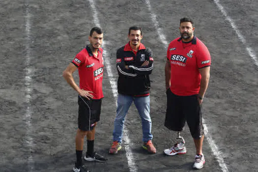 Atletas e técnico do Sesi-SP vão representar a seleção brasileira nos Jogos Paralímpicos