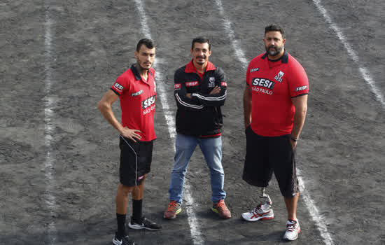 Atletas e técnico do Sesi-SP vão representar a seleção brasileira nos Jogos Paralímpicos