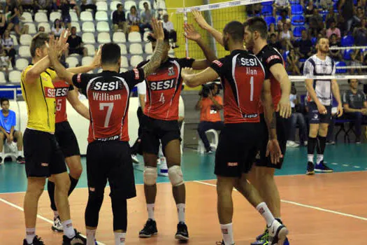 Superliga Masculina 19/20: Sesi-SP vence a Apan Blumenau no último jogo do ano