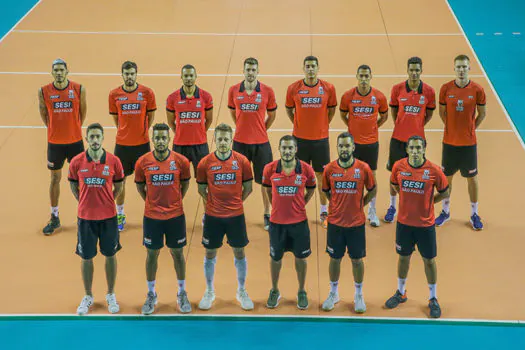 Vôlei masculino do Sesi-SP inicia temporada 2019/2020