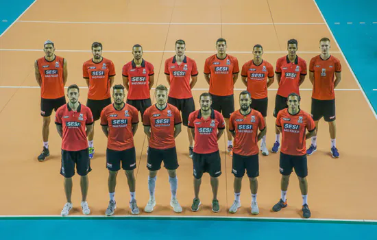 Vôlei masculino do Sesi-SP inicia temporada 2019/2020