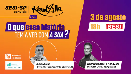 SESI-SP recebe KondZilla para bate-papo sobre tecnologia