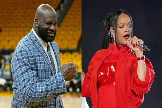 Shaquille O’Neal detona críticos de show de Rihanna no Super Bowl: ‘Calem a boca’