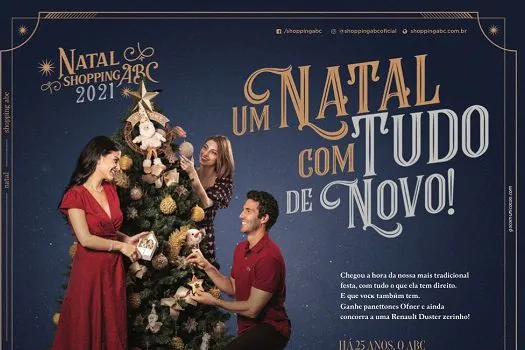 Natal chega ao Shopping ABC repleto de magia e personagens do Cartoon Network