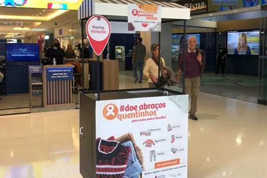 Shopping Cidade São Paulo promove campanha de arrecadação de agasalhos