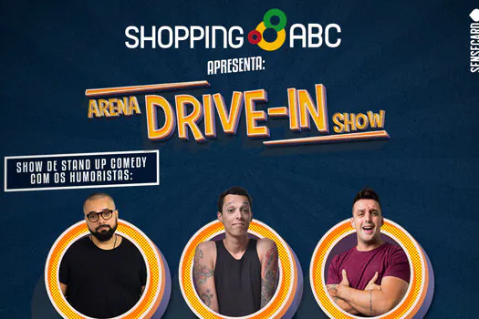 Parceria entre Hillarius Comedy e Shopping ABC promete Drive-in com show e filmes