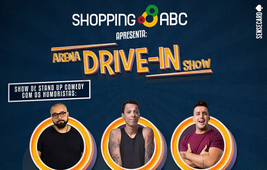 Parceria entre Hillarius Comedy e Shopping ABC promete Drive-in com show e filmes