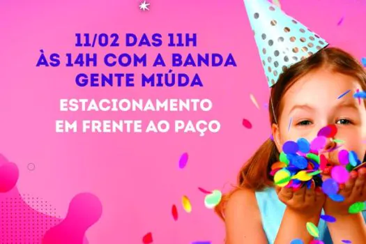 Shopping Metrópole promove Bailinho de Carnaval para toda família