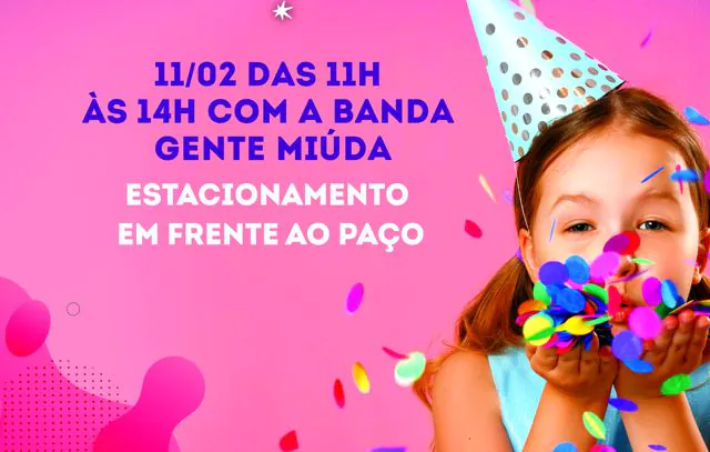 Shopping Metrópole promove Bailinho de Carnaval para toda família