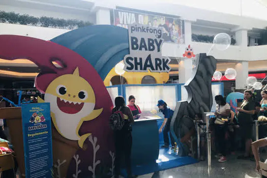 Baby Shark encanta as crianças no Shopping Penha