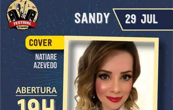 Complexo Tatuapé recebe show cover de Sandy