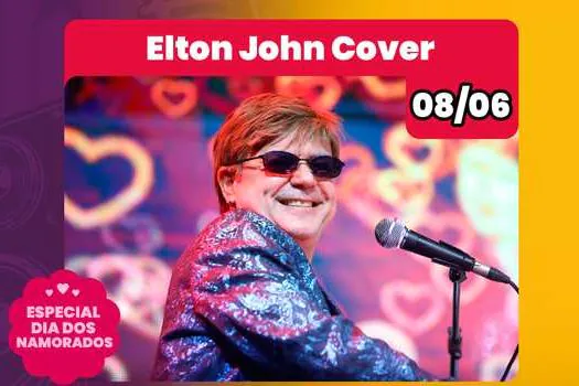 Cover de Elton John faz show gratuito em Diadema