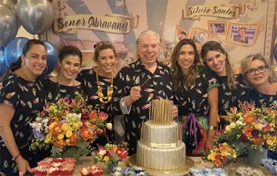 Silvio Santos ganha festa do pijama no aniversário de 90 anos