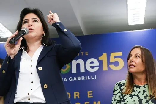 Simone Tebet registra candidatura à Presidência no TSE