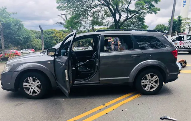 Polícia Militar de Diadema realiza simulado de roubo a carro forte