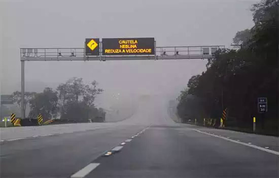 Acidentes por neblina caem no primeiro semestre nas rodovias concedidas de SP