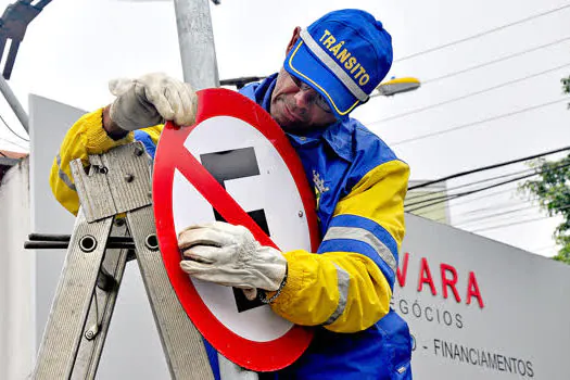 Santo André reforça segurança de pedestres na rua Tordesilhas