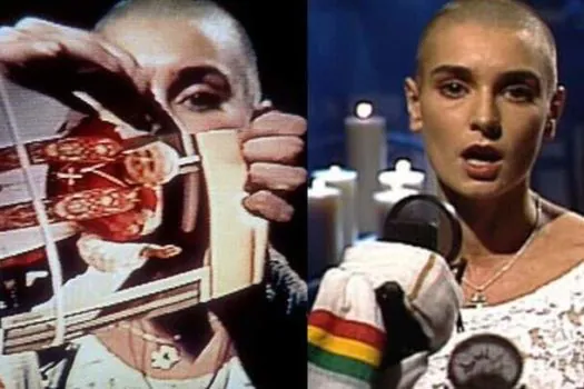 Sinéad O’Connor rasgou foto do papa ao vivo em momento histórico na TV dos EUA