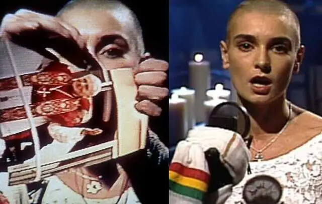 Sinéad O’Connor rasgou foto do papa ao vivo em momento histórico na TV dos EUA