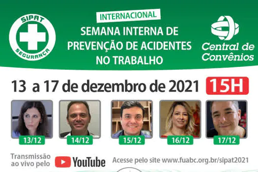 Central de Convênios e Fundação do ABC organizam SIPAT-2021 internacional