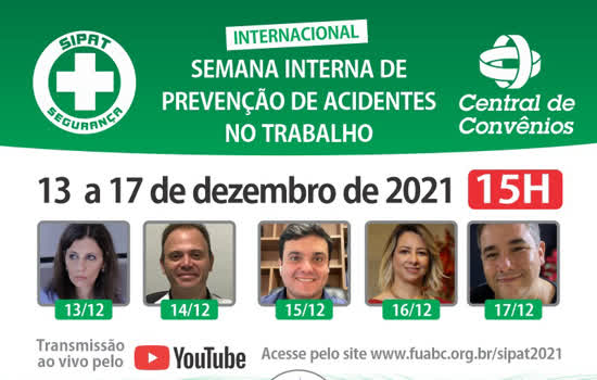 Central de Convênios e Fundação do ABC organizam SIPAT-2021 internacional