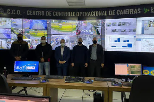 Secretário de Segurança de Ribeirão Pires conhece Sistema de Monitoramento Inteligente