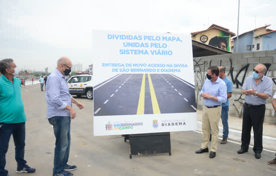 Morando inaugura novo sistema viário na divisa de São Bernardo com Diadema