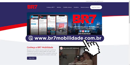 BR7 Mobilidade lança site com informações sobre o transporte de São Bernardo