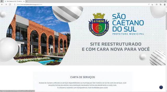 Prefeitura de São Caetano lança novo site com Carta de Serviços para o munícipe