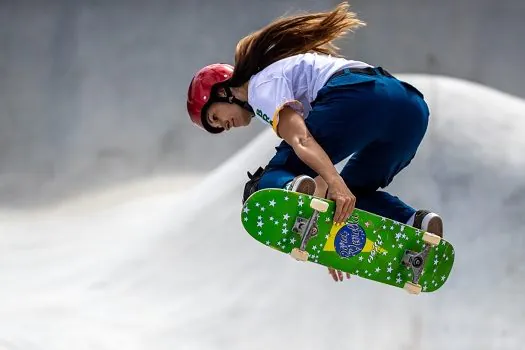 Brasileiras ficam fora do pódio no skate park, em prova dominada por japonesas